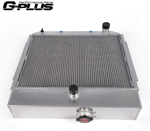 2 Row Core Aluminum Performance Racing Radiator Replacement For Ford F100 F250 F350 Pickup Truck L6 V8 AT/MT 1953 1954 1955 1956
