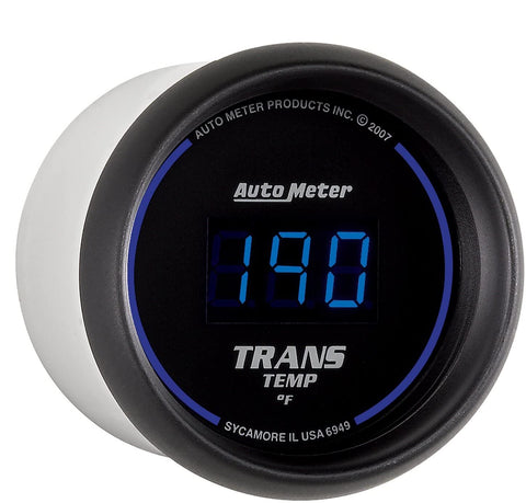 Auto Meter 6949 Cobalt Digital Transmission Temperature Gauge, 2 1/16