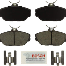 Bosch BE601H Blue Disc Brake Pad Set with Hardware for Select Ford Taurus, Windstar; Lincoln Continental; Mercury Sable - FRONT