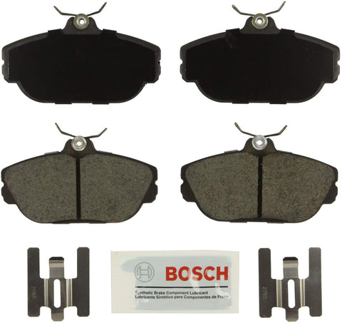 Bosch BE601H Blue Disc Brake Pad Set with Hardware for Select Ford Taurus, Windstar; Lincoln Continental; Mercury Sable - FRONT