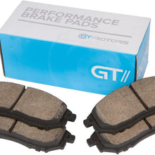 [Front Kit] GT//Rotors Performance Brake Disc Rotors & Ceramic Pads for Toyota Corolla/Matrix 2003-2008 Pontiac Vibe 03-06