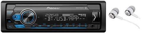 Pioneer In-Dash Built-In Bluetooth, Media Player Front USB Auxiliary, MP3, Pandora, AM/FM Radio, Built In iPod, iPhone, and iPad Controls, Arc Phone App Car Stereo Receiver