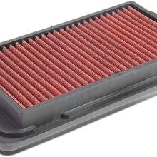 Replacement for Corolla/Matrix Reusable & Washable Replacement High Flow Drop-in Air Filter (Red)