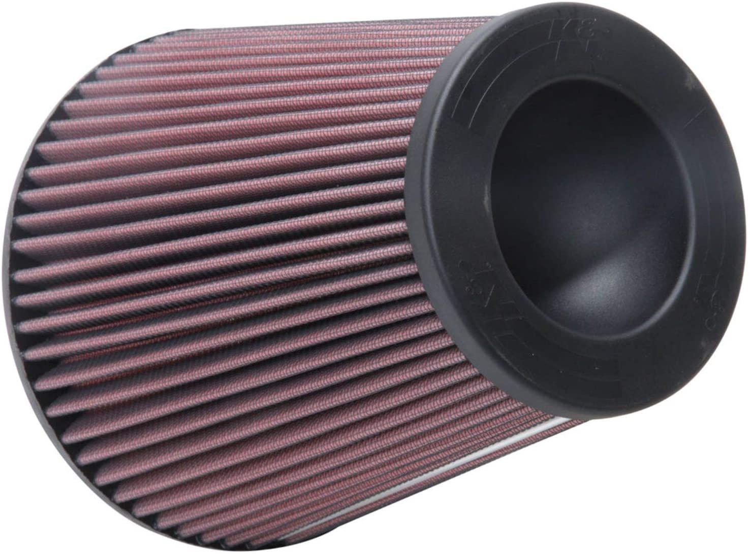 K&N Universal Clamp-On Air Filter: High Performance, Premium, Washable, Replacement Engine Filter: Flange Diameter: 6 In, Filter Height: 8 In, Flange Length: 1 In, Shape: Round Tapered, RF-10200