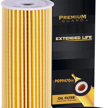 PG99470EX Extended Life Oil Filter up to 10,000 Miles, Fits 2017-22 Genesis G90, 2018-20 G80, 2019-22 G70, 2018-22 Kia Stinger, 2019-20 K900