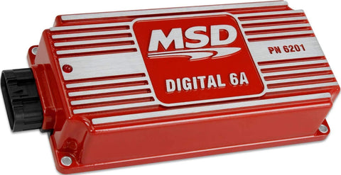 BRAND NEW MSD DIGITAL 6A IGNITION CONTROL BOX,NO REV LIMITER,RED,520-540V PRIMARY VOLTAGE,45,000V SECONDARY VOLTAGE,COMPATIBLE WITH 4-6-8 CYLINDER ENGINES