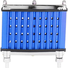 Suuonee Oil Cooler Kit, Universal Motorcycle Engine Oil Cooler Cooling Kit Motor Aluminum Motorcycle Fit for 125cc
