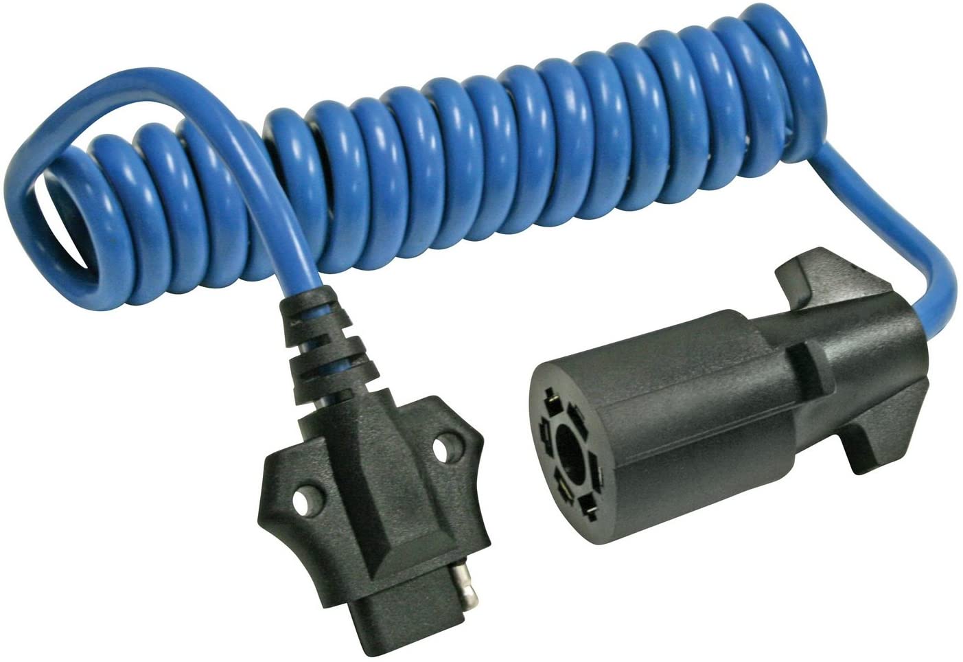 Reese Towpower 74686 Coiled 7-Way Blade to 4-Flat Adapter