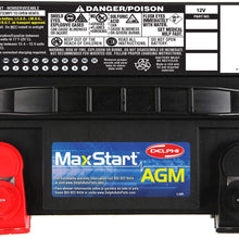 Delphi BU9075DT MaxStart AGM Premium Automotive Battery, Group Size 75DT (Dual Terminal)
