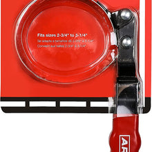 ARES 56039 - 4-in-1 Swivel Oil Filter Wrench - 2 3/8" to 4 3/8" (60mm to 110mm) Capacity - 180 Degree Swivel for Better Access, Self-Tightens on Filter