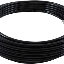 Mytee Products 3/8" OD x 100' Black SAE J844 Nylon Air Brake Tubing DOT Approved | Pneumatic Nylon Air Line Hose for Air Brake System