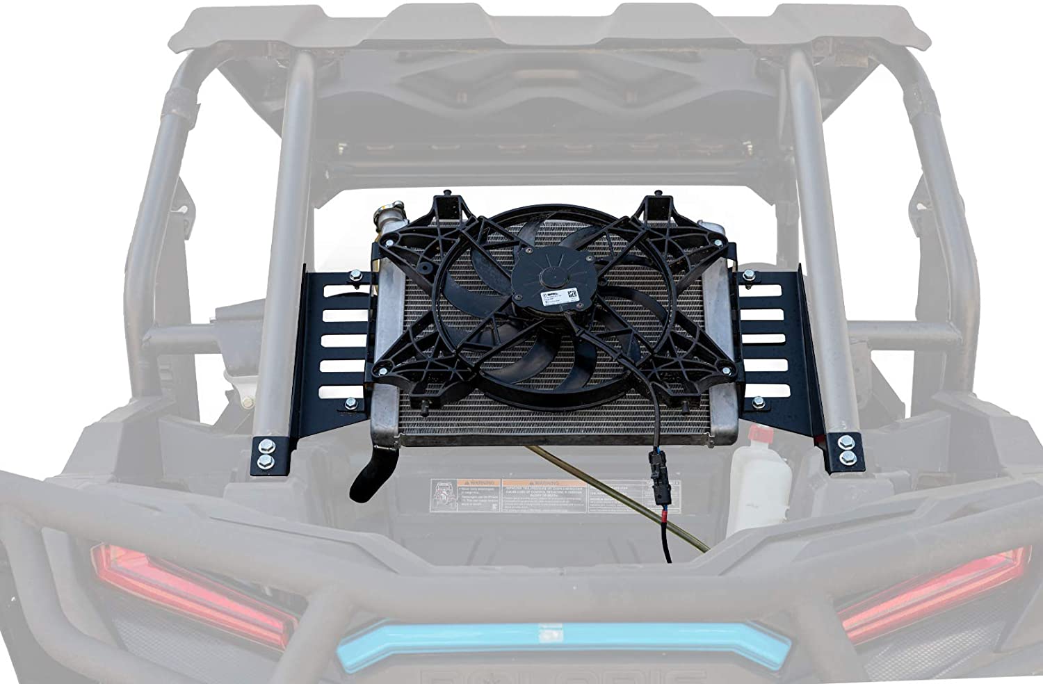 SuperATV Radiator Relocation Kit for Polaris RZR XP 1000 / XP 4 1000 (2014+) - Relocates Radiator Behind the Cab