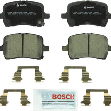 Bosch BC1028 QuietCast Premium Ceramic Disc Brake Pad Set For Select Chevrolet Cobalt, HHR, Malibu; Pontiac G5, G6, Pursuit, Solstice; Saturn Ion, Sky; Front