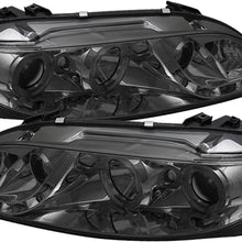 Spyder Auto PRO-YD-M603-FOG-DRL-BK Mazda 6 Black Halo DRL LED Projector Headlight with Fog Lights