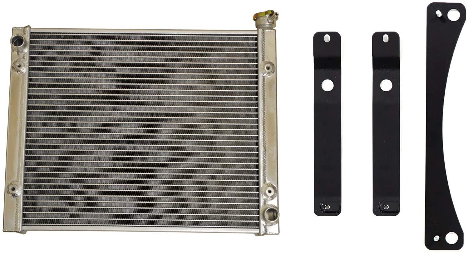 SuperATV Heavy Duty Radiator for Polaris General / 4 Seat (2016+) - Better Cooling Capacity!