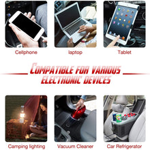Maxpart 1000W Power Inverter Truck/RV Inverter 12V DC to 110V AC Converter with Dual AC Outlets 2.4A USB and Dual 12V Car Cigarette Lighter Modified Wave Inverter