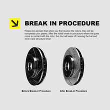 Hart Brakes Black Front Drill Slot Rotors Kit + Ceramic Brake pads BHCF.76045.02