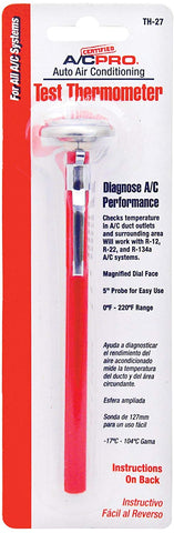 Interdynamics Certified A/C Pro Auto Air Conditioning Test Thermometer