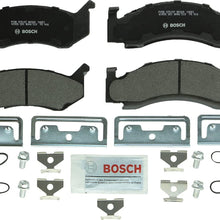 Bosch BP269 QuietCast Premium Semi-Metallic Disc Brake Pad Set For Select Dodge B150/250/350, B1500/2500/3500, CB300, D100/150/250/350, W100/150/250/350, Ramcharger; Plymouth PB Van + More; Front