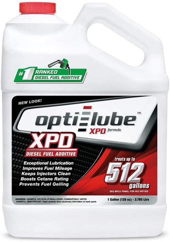 Opti-Lube XPD All Seasons Diesel Fuel Additive: 1 Gallon Without Accessories, Treats up to 512 Gallons