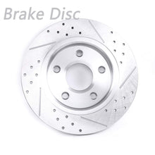 for Chrysler 08-12 Town & Country & Dodge 08-12 Grand Caravan 09-12 Journey & VW 09-13 w/Single Piston Front Caliper-2pcs Front Left Right Drilled Slotted Brake Rotor Disc 5 Lugs