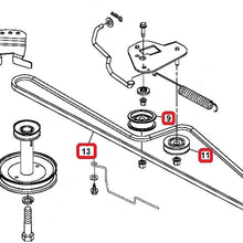 New Idler Pulley Kit W/Transmission Drive Belt For John Deere L111 L118 L120 L130
