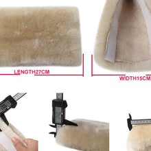 U&M Authentic Sheepskin Auto Seat Belt Cover Shoulder Seatbelt Pad for Adults Youth Kids Toddlers - Car, Truck, SUV, Airplane,Camera Backpack Straps - Genuine High Density Soft Australian Wool