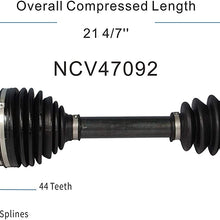 GSP NCV47092 CV Axle Shaft Assembly - Right Front (Passenger Side)