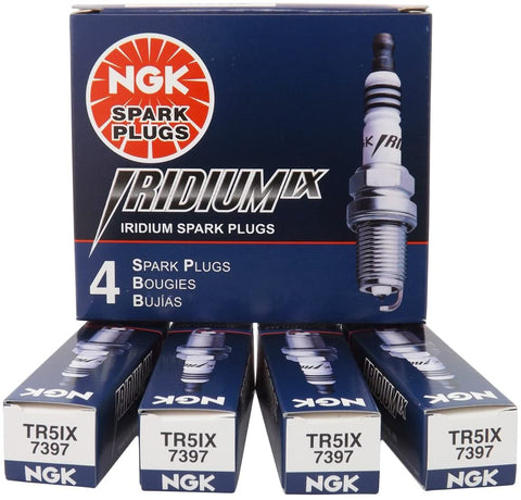 NGK (7397-4PK) TR5IX Iridium IX Spark Plug, (Box of 4)