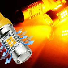 HOCOLO 1260 Lumens Extremely Bright PX Chips 7440 7441 7443 7444 Amber Yellow Turn Signal LED Bulbs
