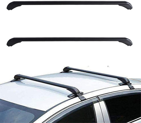 munirater Universal Car Aluminum Top Luggage Roof Rack Cross Bar Carrier Adjustable Window Frame Replacement for 43.3 inch