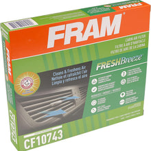 Fram Fresh Breeze - Filtro de aire para cabina Arm & Hammer Baking Soda, CF10374 para vehículos Dodge/Toyota