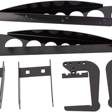 ECOTRIC Universal RV 4" Square Bumper Mounting Mounted Cargo Carrier Box Support Arms Bracket Mounting Racks. (A Pair!)