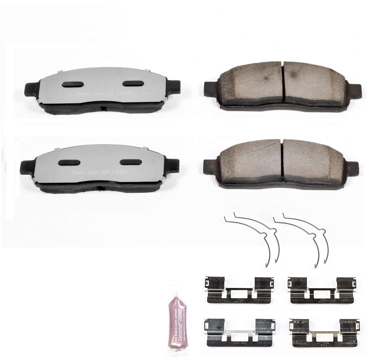 Power Stop Z36-1011, Z36 Truck & Tow Carbon-Fiber Ceramic Front Brake Pads