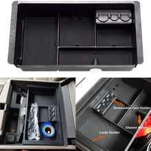EDBETOS Center Console Organizer Tray for 2014-2018 GMC Sierra 1500 Accessories/Chevy Silverado 1500 and 15-19 Silverado 2500/3500 HD and 15-20 Chevy Suburban/Tahoe/GMC Yukon Armrest Storage Box