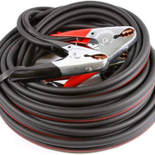 Forney 52873 Twin Cable Battery Jumper Cables, Heavy Duty Number 4, 25-Feet