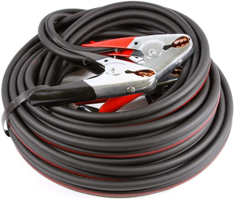 Forney 52873 Twin Cable Battery Jumper Cables, Heavy Duty Number 4, 25-Feet