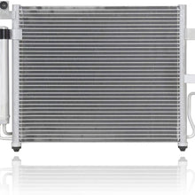 A-C Condenser - PACIFIC BEST INC. For/Fit 3119 00-06 Hyundai Accent Manual Transmission 1.5L Engine