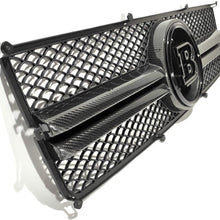 Mercedes-Benz W463 G-Class G-Wagon G63 G55 G500 front grille insert guard complete trim with emblem badge sticker logo carbon fiber compatible with Brabus style