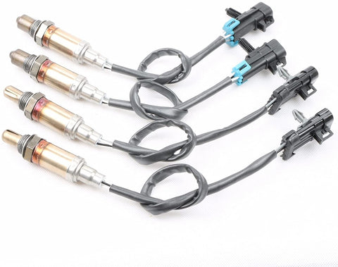 MOSTPLUS Downstream Upstream O2 Oxygen Sensor Compatible with 96 97 98 Chevrolet Silverado 1500 (Set of 4) 9617178, 234-4012, SG454 SG236, 13474, 234-4018 For 17 pan bolts 4l80e Transmission