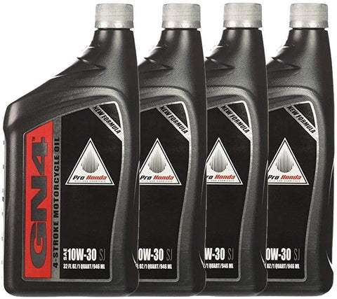 Pro Honda Oils GN4 4-Stroke Motor Oil 10W30 4 quarts (08C35-A131M02)