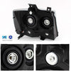 For 07-13 Suburban Tahoe Avalanche Chrome Clear Headlights Front Lamps Direct Replacement Left + Right