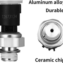 2 Pieces Equipment Engine Oil Pressure Sensor Replaces 12673134, 12596951,12621234, PS711,1S10842 Compatible with Chevy Chevrolet Buick, Chevy and GMC