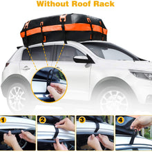 Taygeer Rooftop Cargo Carrier, 21 Cubic Feet Soft-Shell Waterproof Roof Top Luggage Carrier Roofbag for All Cars (Side Rails/Cross Bars/No Rack) with Storage Bag and Protective Mat