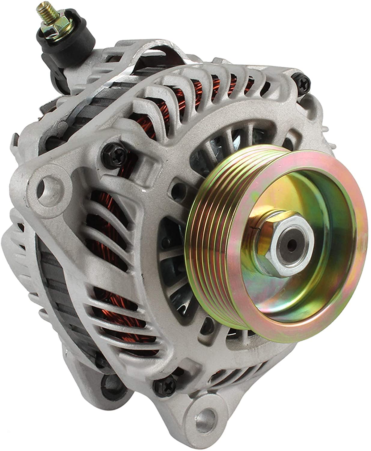 DB Electrical AMT0146 New Alternator Compatible with/Replacement for Mitsubishi 2.4L 2.4 Lancer, Outlander 04 05 06 2004 2005 2006 A3TG1192 A3TG3491 113782 1800A064 MN183450 1-2816-01MI 11055