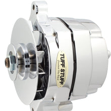 Tuff Stuff 7068RD Chrome 1-Wire 1-Groove Pulley Alternator for Ford