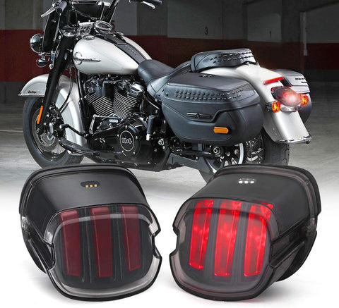 Harley Tail Light [Eagle Claw Design] DOT Approved Brake Running Lights Motorcycle LED Taillight for Harley Sportster Dyna Softail Touring Road Glide Road King (1 PCS, Black)