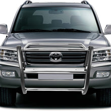 Replacement for Land Cruiser J100 SUV Front Bumper Protector Brush Grille Guard (Black)