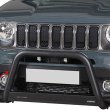 OMAC Auto Accessories Bull Bar | Stainless Steel Front Bumper Protector | Black Grill Guard Fits for Jeep Renegade 2019-2020