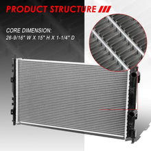 2323 Factory Style Aluminum Cooling Radiator Replacement for 01-06 Dodge Stratus/Chrysler Sebring 2.4L/2.7L/3.0L AT